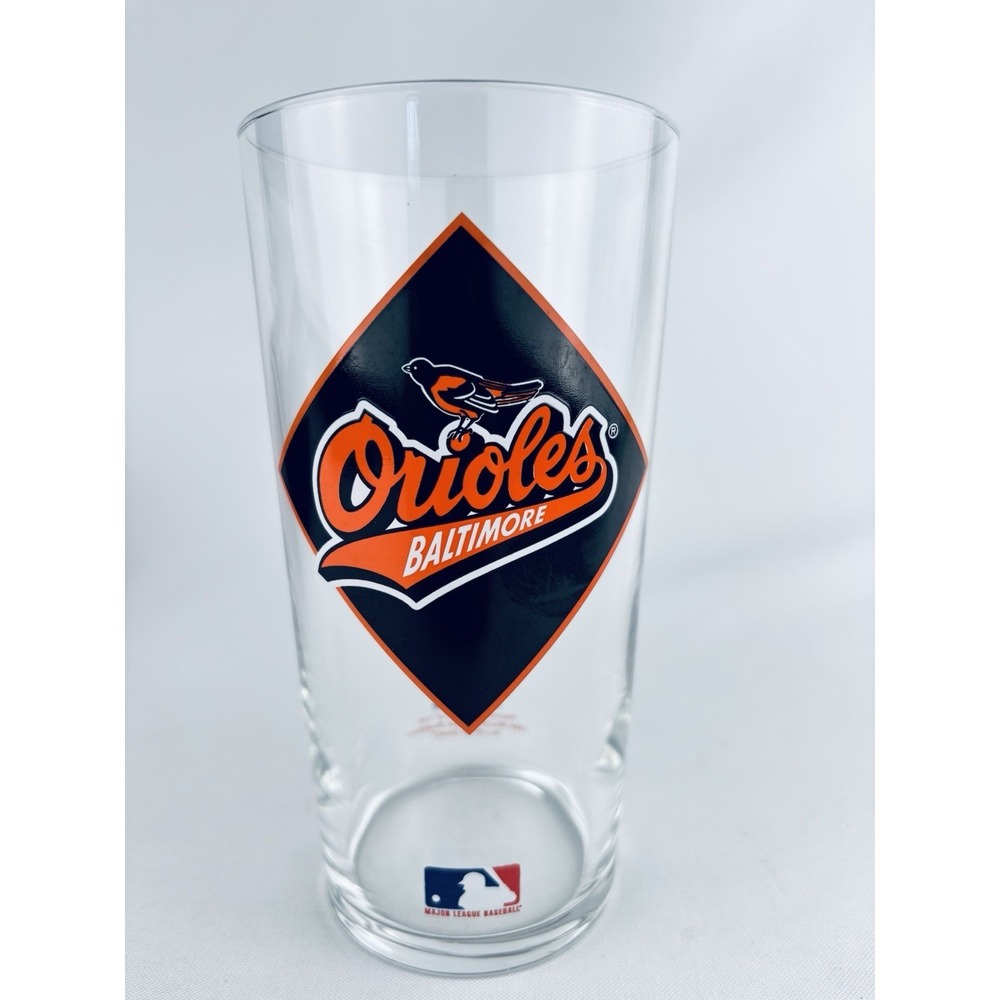 Baltimore Orioles Glass MLB All Star Baseball 1994 Pint Beer Texaco Beer Vintage